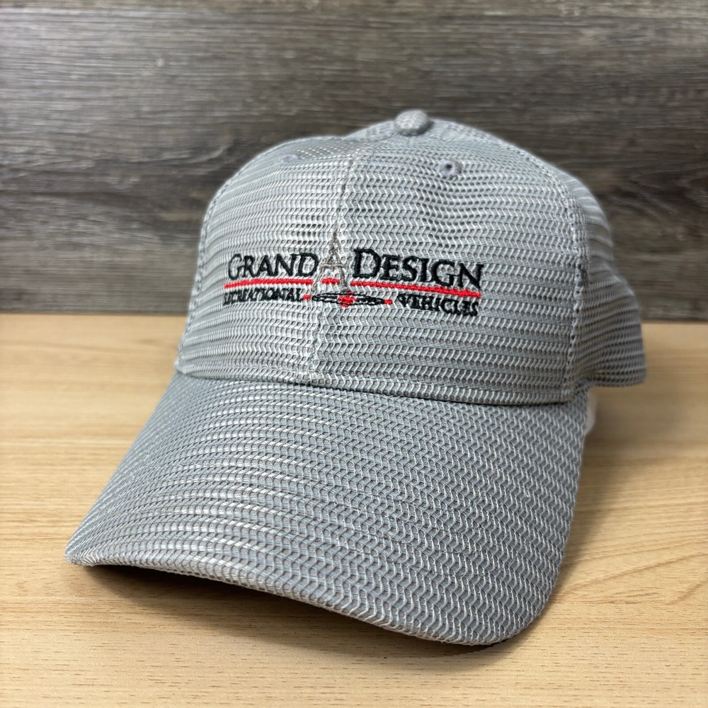 Grand Design Hat Cap Snap Back Gray RV Recreational Vehicles Outdoors